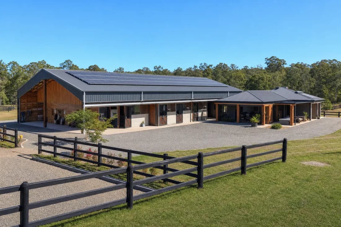 Commercial solar on a Maudsland business rooftop