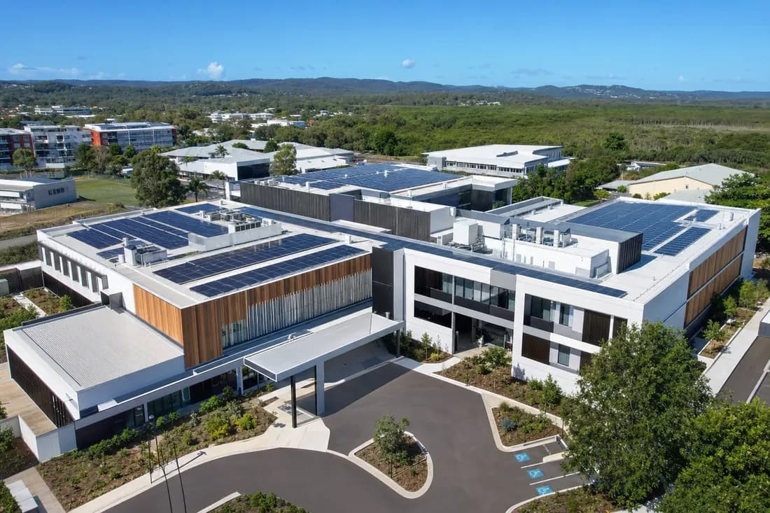 Commercial solar on a Benowa business rooftop