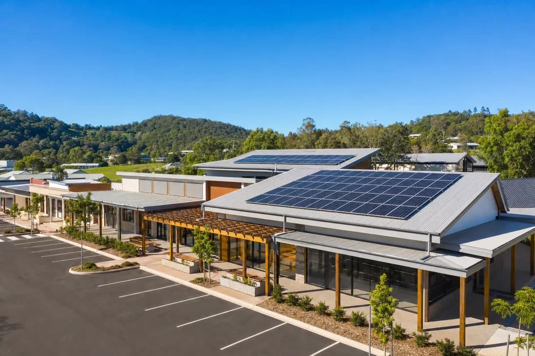 Commercial solar on a Mudgeeraba business rooftop