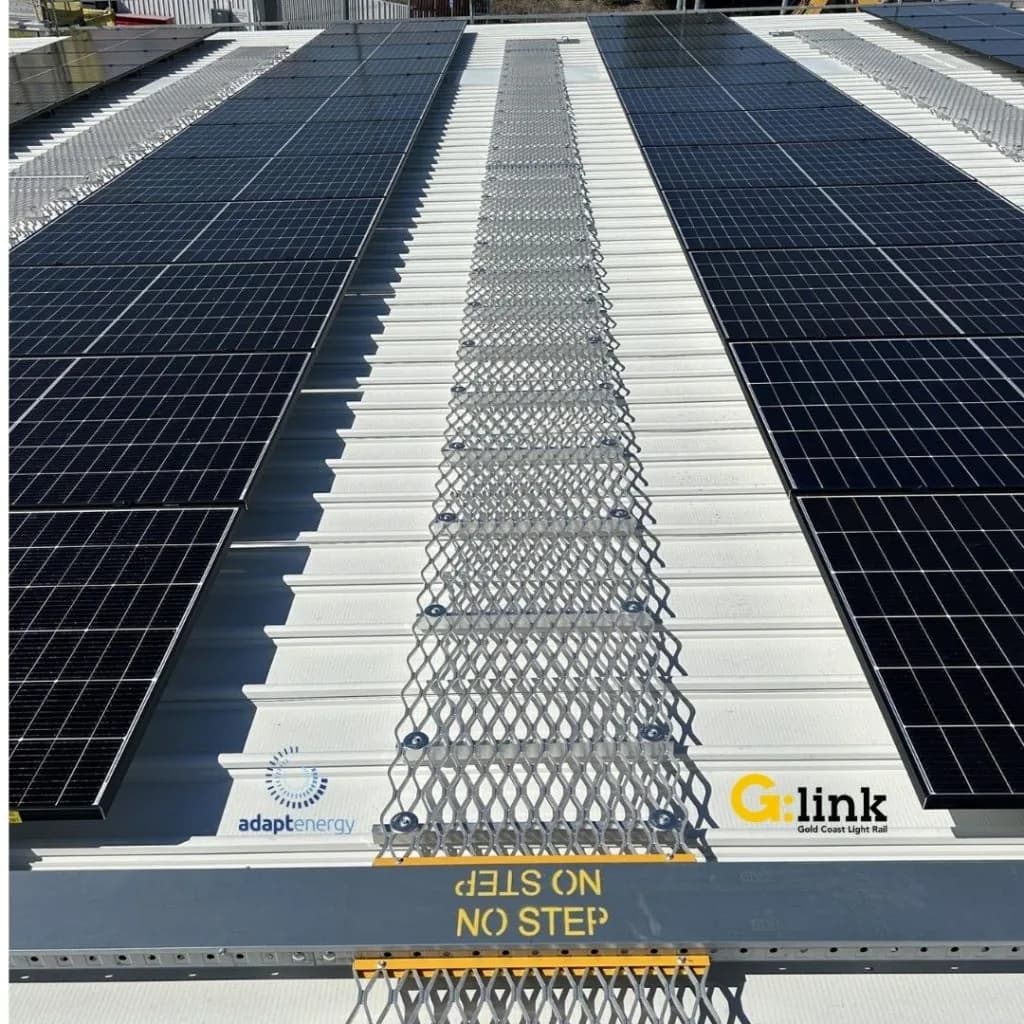 30 kW for a light rail depot commercial solar installation at Southport, Gold Coast, photograph 3