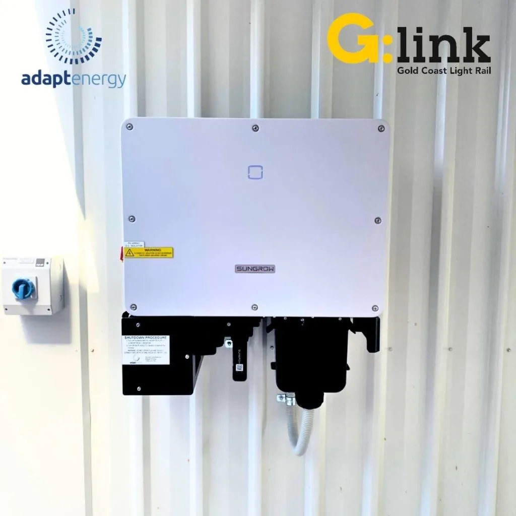 30 kW for a light rail depot commercial solar installation at Southport, Gold Coast, photograph 2