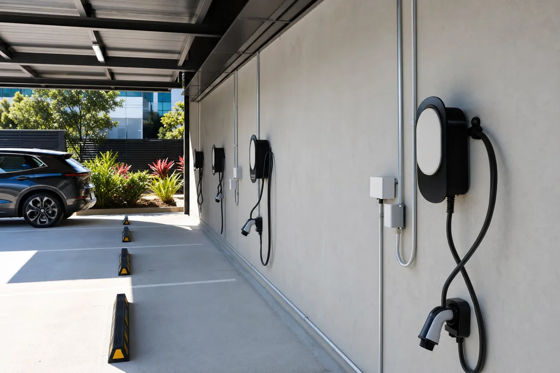 Commercial EV Charging for a Gold Coast business