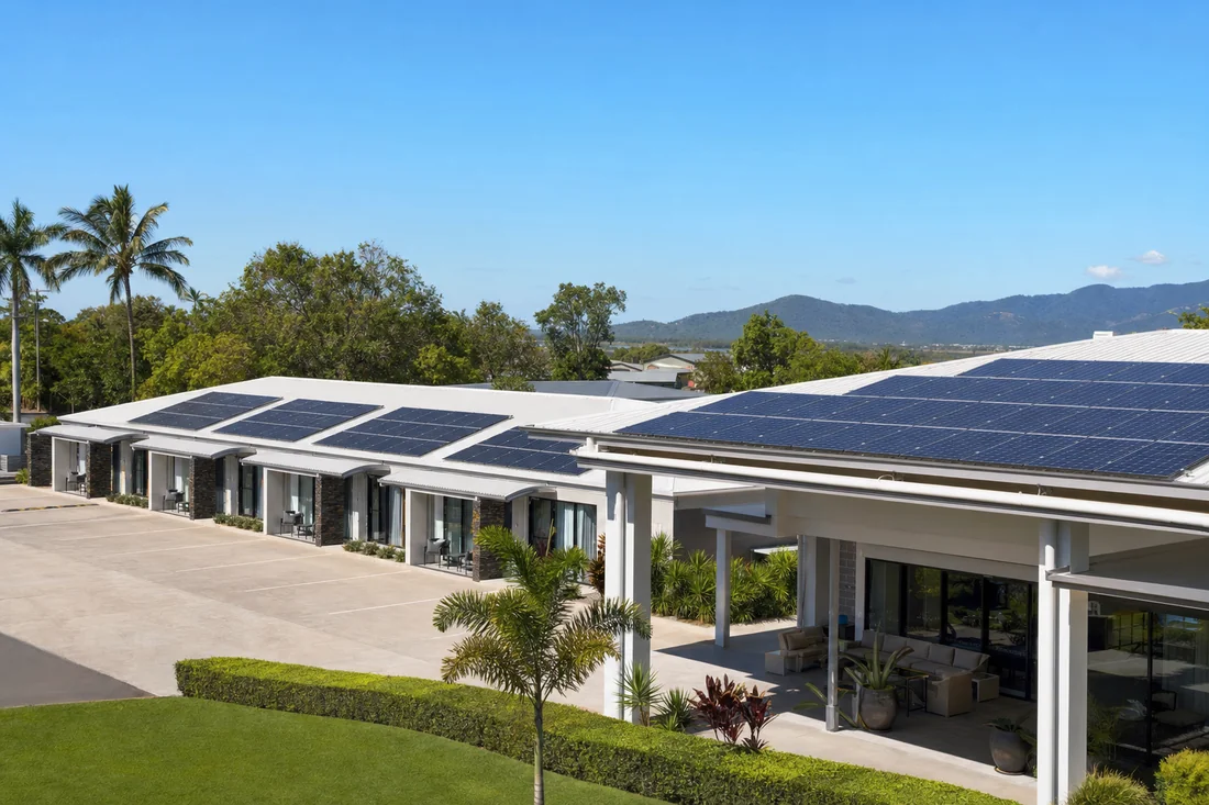 Commercial solar on a Tugun business rooftop